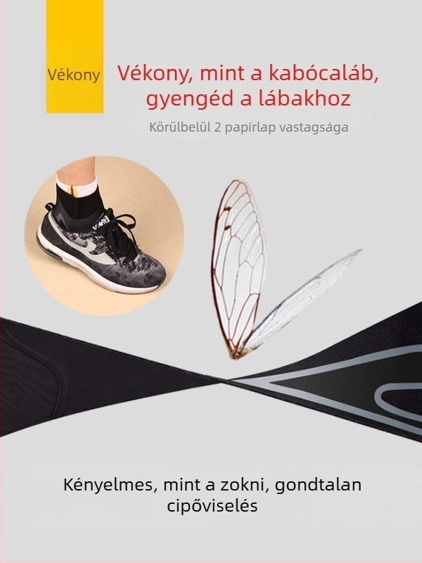 Sportos bokaortézis – a felépülést támogatja, stabilizálja a bokát; ideális kosárlabdához és futáshoz.