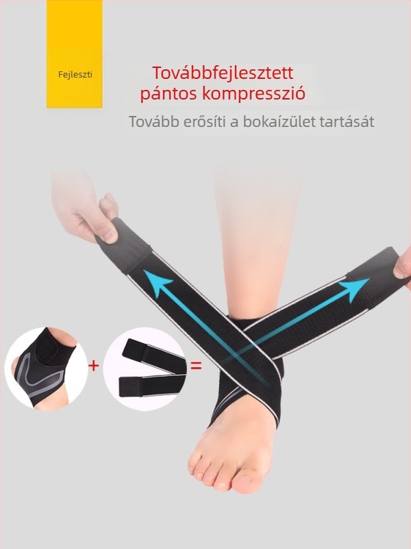 Sportos bokaortézis – a felépülést támogatja, stabilizálja a bokát; ideális kosárlabdához és futáshoz.