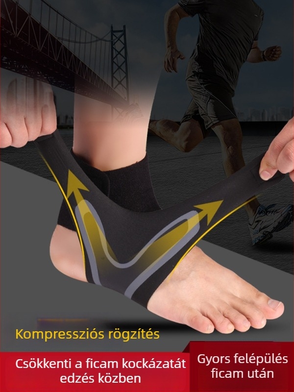 Sportos bokaortézis – a felépülést támogatja, stabilizálja a bokát; ideális kosárlabdához és futáshoz.