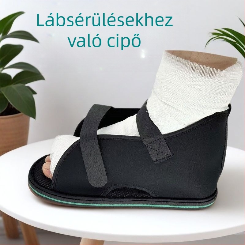 Ortopédiai gyógyító lábbeli lábsérülésekre, széles méret, törésvédő és posztoperatív felépüléshez