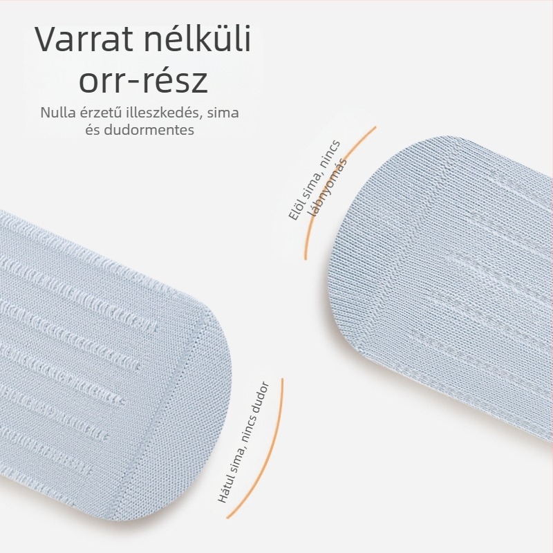 Három pár babzokni fésült pamutból, varratmentes és nyomásmentes, 10A antibakteriális középmagas zokni babáknak