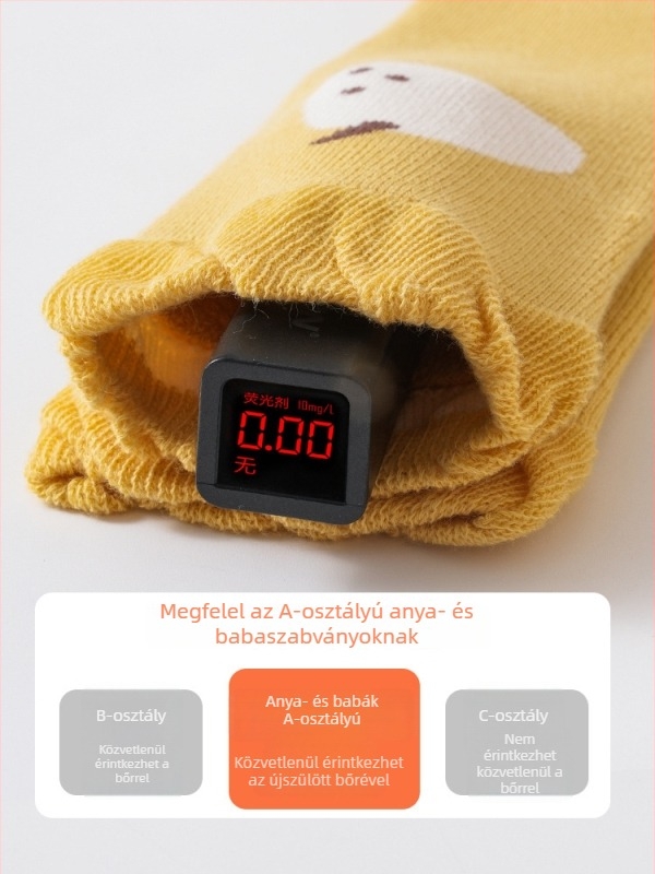 Térdfeletti melegítő zokni gyerekeknek 0–3 éveseknek, meleg tavasszal-ősszel-tel, rajzfilm mintával, két szín