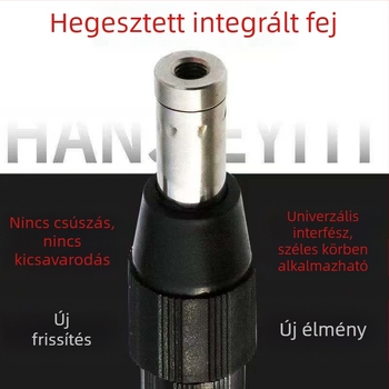 Rozsdamentes acélból készült, egyrészes hegesztett rúdfej, falvastagság 0.8 mm; sokoldalú rúd magas helyekről gyümölcs szedéséhez, horgászbot és harpun.