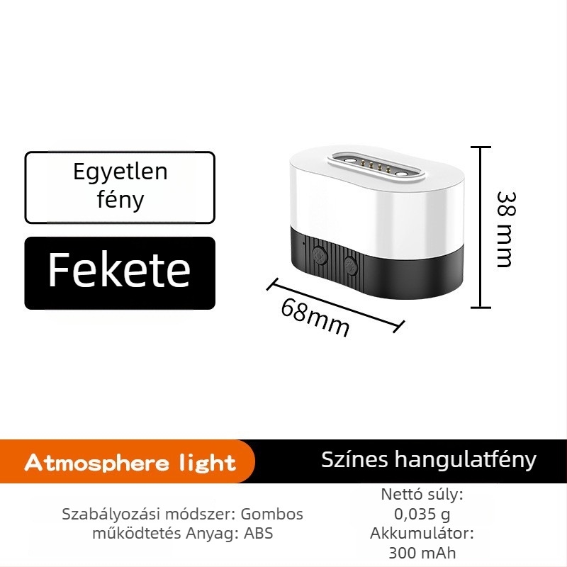USB újratölthető mágneses éjszakai lámpa, ágy melletti hangulatlámpa, csecsemő etetéséhez és alváshoz, gyerekszobába