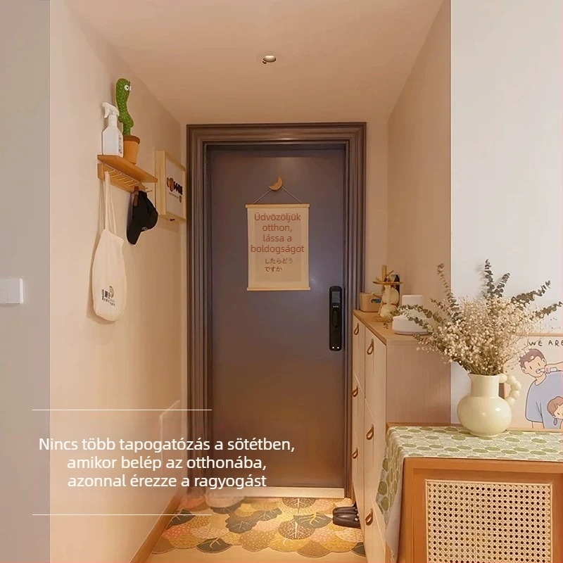 Mozgásérzékelős LED spot a folyosókhoz és bejáratokhoz, downlight bejárati szenzorral, anti-glare világítás