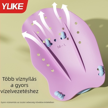 Szilikon kézi paddel úszáshoz – karok edzéséhez mellúszás stílus