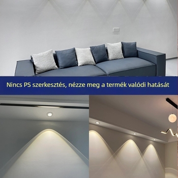Rainbow Hill LED körkörös beépített downlight, anti-glare dizájn macska szem