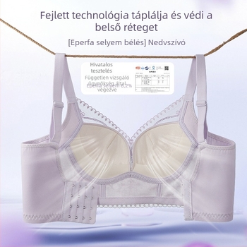 Dud selyem nélküli melltartó, állítható, 3/4 kosár, anti-esés, nőknek