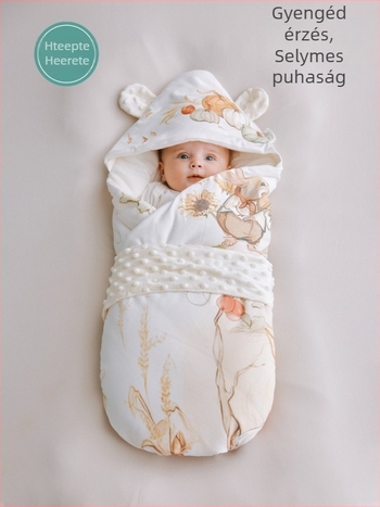 Újszülött pamutban szívó takaró mulberry selyem töltettel