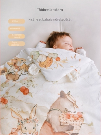 Újszülött pamutban szívó takaró mulberry selyem töltettel