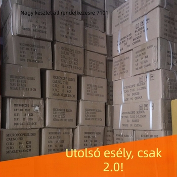 7101 Mikroszkóp üveglapok, átlátszóak
