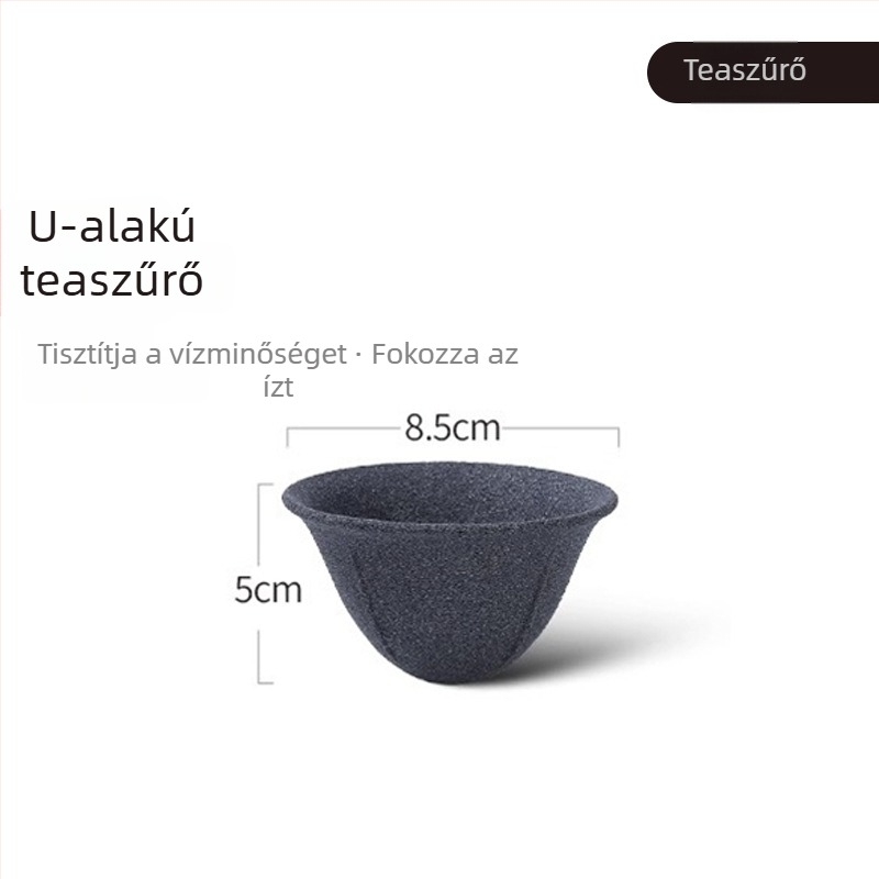 Nem porózus ásványkő teafilter, kerámia teás pohár finom lyukakkal, tea és kávé készítésére, papír szűrő nélkül