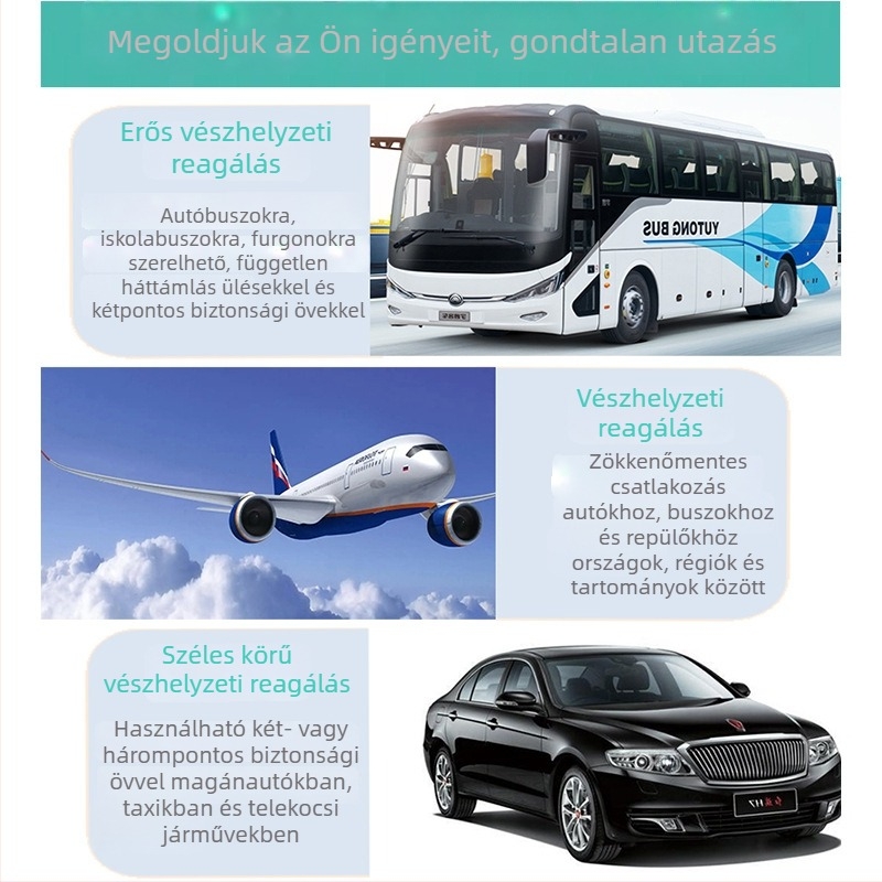 Gyerekbiztonsági öv autóban és utazás közben – univerzális ülésbiztonsági öv