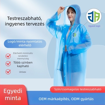EVA felnőtt két részes esőkabát készlet motorkerékpárokhoz és elektromos járművekhez