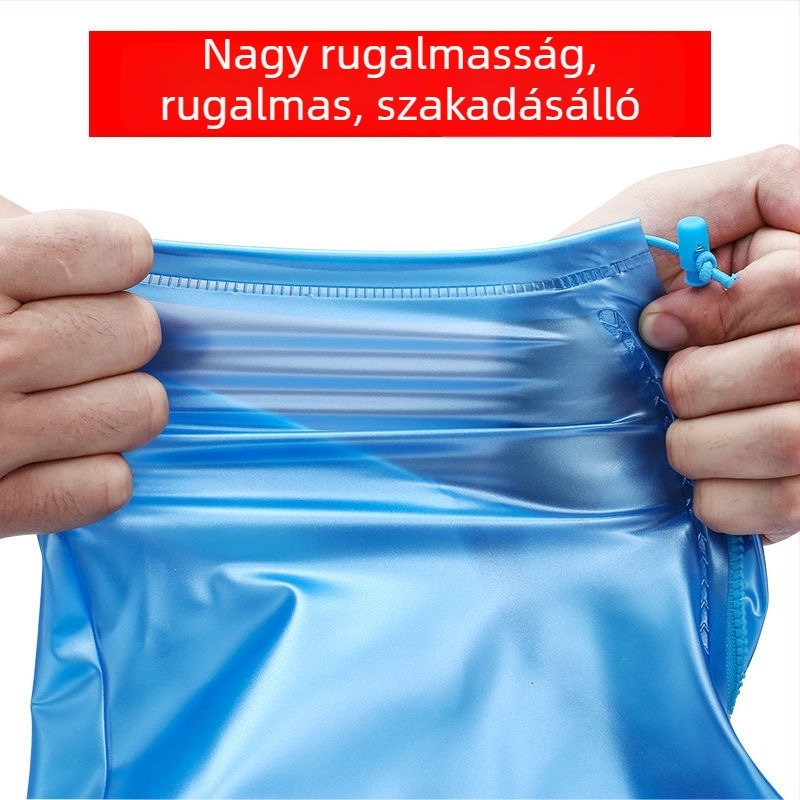 Gyermekek számára vízálló cipővédő esős napokra, PVC vastított, csúszásmentes, univerzális méret