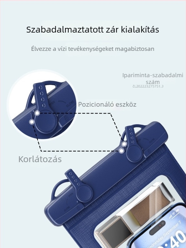 Vízálló karpántos telefontok érintőképernyővel, nagy kapacitású, kültéri sportokhoz