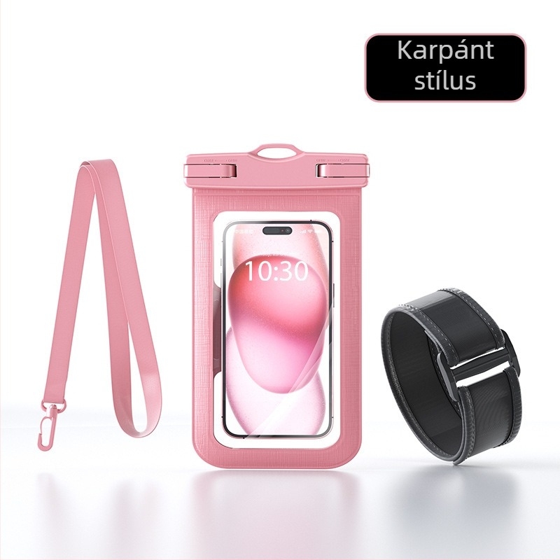 Vízálló karpántos telefontok érintőképernyővel, nagy kapacitású, kültéri sportokhoz