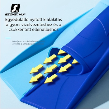 Uniszex szilikonból készült rövid úszópengék gyermekeknek és felnőtteknek, könnyű búvárkodási felszerelés
