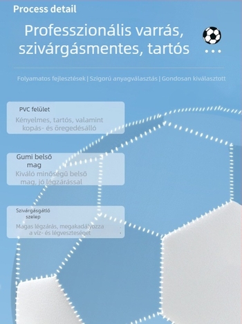 Adwek edzőfoci, World Cup, modell 345, gépi varrású