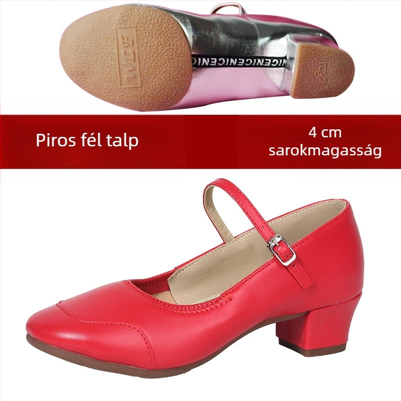 Női ezüst táncos cipő, latin- és kvadrát tánchoz, puha talpú, könnyű, előadásokhoz