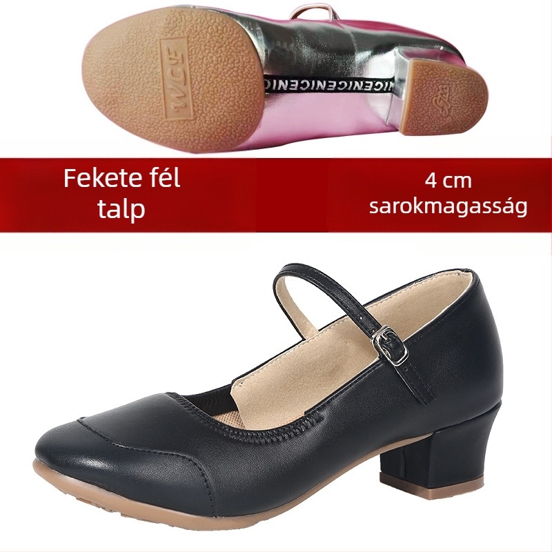 Női ezüst táncos cipő, latin- és kvadrát tánchoz, puha talpú, könnyű, előadásokhoz