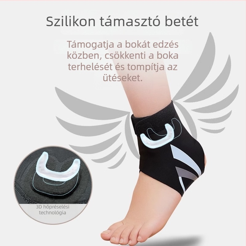 Gyermekeknek készített sport bokavédő a ficam megelőzésére és bokarehabilitáció támogatására