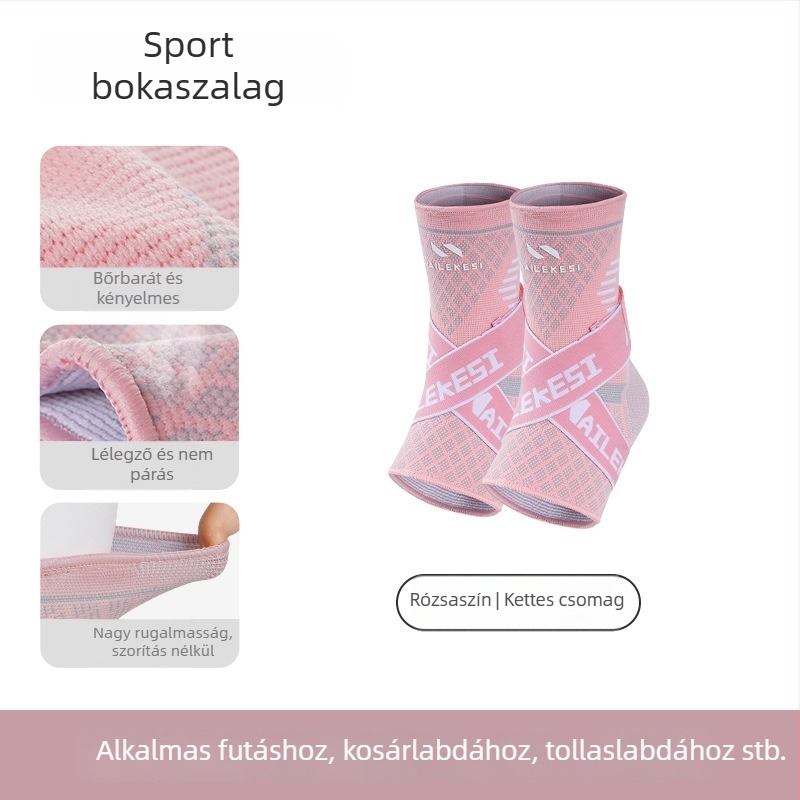 Női professzionális bokavédő sporthoz, lélegző védelem a ficamok ellen futáshoz, futballhoz és kosárlabdához.