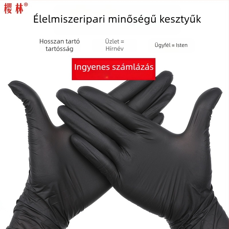 Sakura Forest élelmiszer-minőségű nitril kesztyűk, XS méret, csúszásmentes