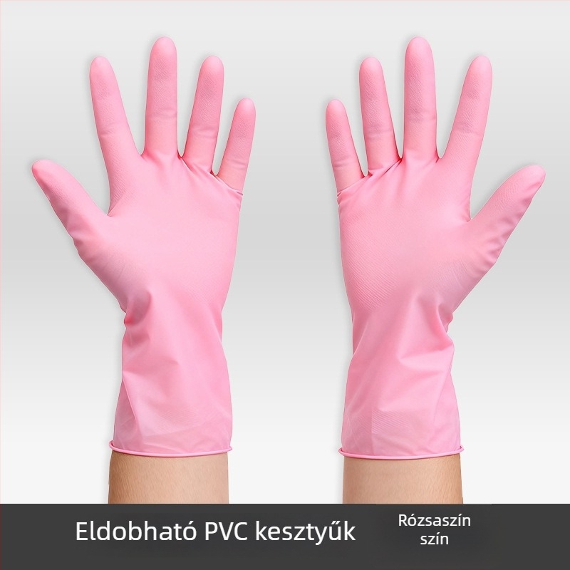 Egyszer használatos latex- és nitril kesztyűk, fehér, élelmiszeripari használatra, vastagság 0,05–0,1 mm