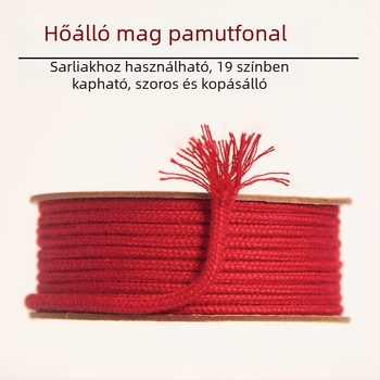 Etno-stílusú Buddha gyöngy karkötő Bodhi magokkal, csillag-hold mintázat, kézzel kötött poliészter zsinórral, 1,5–2,0 mm