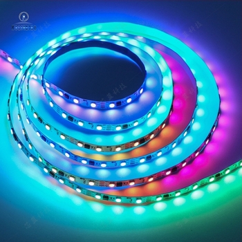 CC16703 Kültéri vízálló RGB LED szalag, teljes színskála, 12V alacsony feszültség, programozható hangulatvilágítás