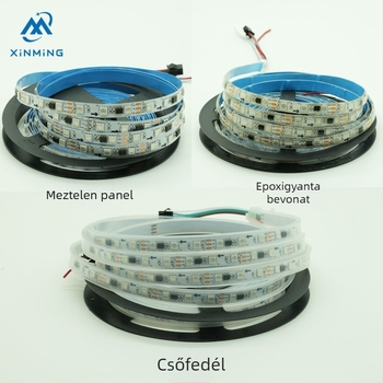 Kültéri vízálló RGB LED-szalag folyó szín effektussal, alacsony feszültségű 5V/12V/24V, bárok és KTV helyiségek számára