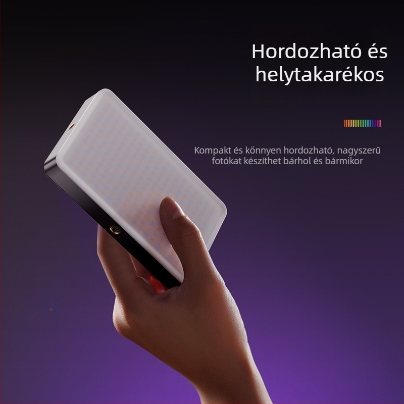 Mini hordozható LED töltőfény telefonhoz élő közvetítéshez és fotózáshoz, kompakt sminkfény USB töltéssel