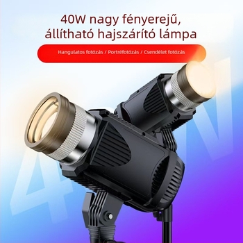 40W-os stúdió LED fény élő közvetítéshez és fényképezéshez