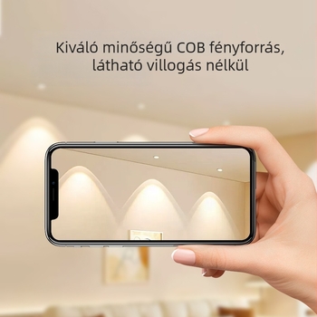 Rainbow Hill beépített LED spotlámpa a nappaliba, downlight, TV-fal mosófény, hangulatos falikar, teljes spektrum