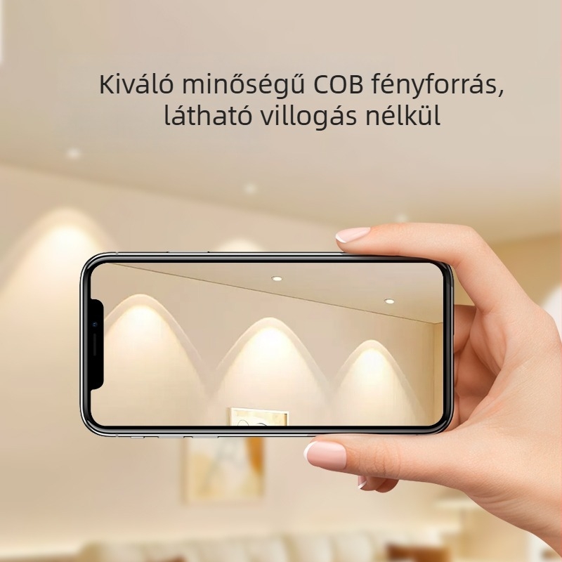 Rainbow Hill beépített LED spotlámpa a nappaliba, downlight, TV-fal mosófény, hangulatos falikar, teljes spektrum