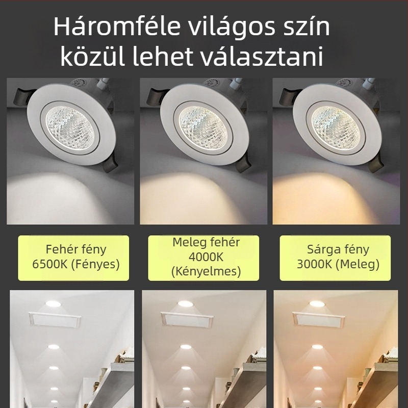 Foshan Lighting LED anti-glare beépített COB mennyezeti spot a nappaliba