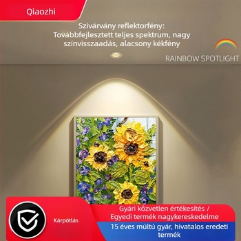 Beépített mennyezeti lámpa szivárvány ívű fénnyel, domb alakú spotlámpa, atmoszterikus világítás éttermekhez, anti-glare downlight