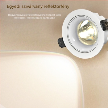 Beépített mennyezeti lámpa szivárvány ívű fénnyel, domb alakú spotlámpa, atmoszterikus világítás éttermekhez, anti-glare downlight