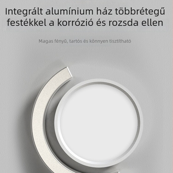 Ultra vékony felületre szerelt kör alakú LED mennyezeti világítótest – nappaliba, hálószobába és folyosóra