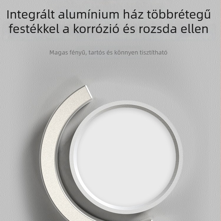 Ultra vékony felületre szerelt kör alakú LED mennyezeti világítótest – nappaliba, hálószobába és folyosóra
