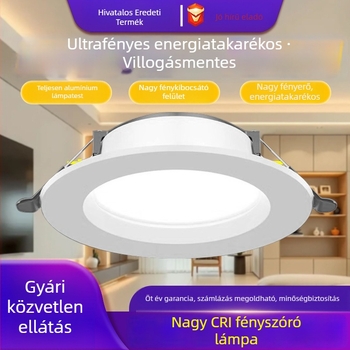 LED mennyezeti downlight 7W/9W/12W, nappalihoz, beépített spotlámpa