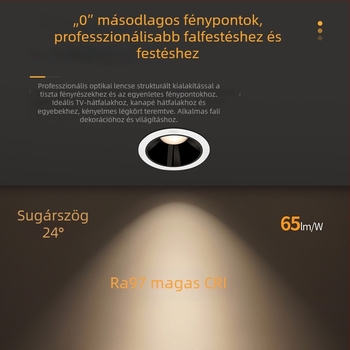 NVC Lighting RA97 anti-glare LED spotlámpa, beépített keskeny keretű mennyezeti világítás, Guiying (CRI ≥95)