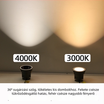 Tang River LED rejtett mennyezeti lámpa, CRI 98, nappalira, anti-glare COB fal mosó világítás, dimmelhető