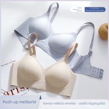Sima varrás nélküli melltartó kis mellhez, lift és összeszedés, puha támasz, kényelmes