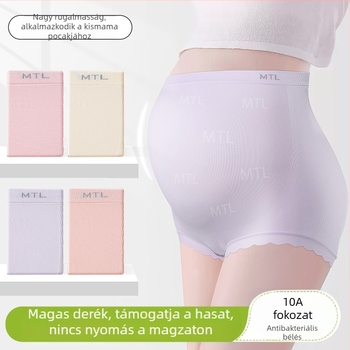 Kismama fehérnemű, magas derék, rugalmas, antibakteriális, lazább fazon, nagy méret, légáteresztő, egész éves