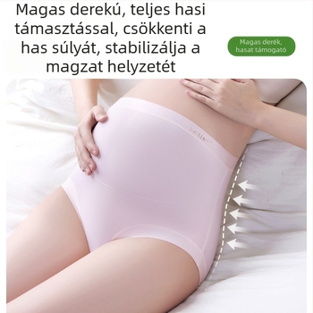 Modal kismama fehérnemű, magas derekú, has-támasztó, antibakteriális intim terület