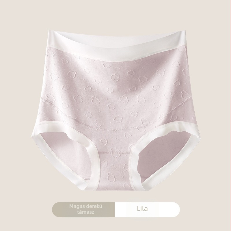 60 darab 100% pamut jacquard kismama alsónadrág, magas derekú, has támasztás, 7A kategóriás pamut