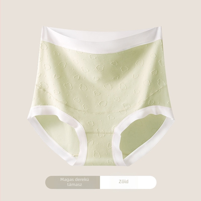 60 darab 100% pamut jacquard kismama alsónadrág, magas derekú, has támasztás, 7A kategóriás pamut