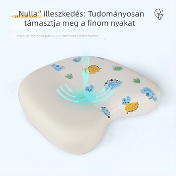 Memóriahabos fejformázó párna csecsemőknek, légáteresztő, újszülötteknek